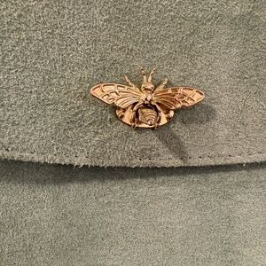 Elegant Persaman Sage Suede Bag